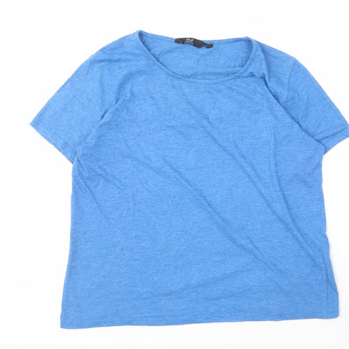 Isle Essentials Women's Blue T-Shirt, Size M, Casual