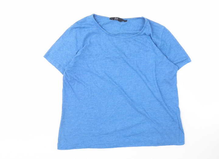 Isle Essentials Women's Blue T-Shirt, Size M, Casual