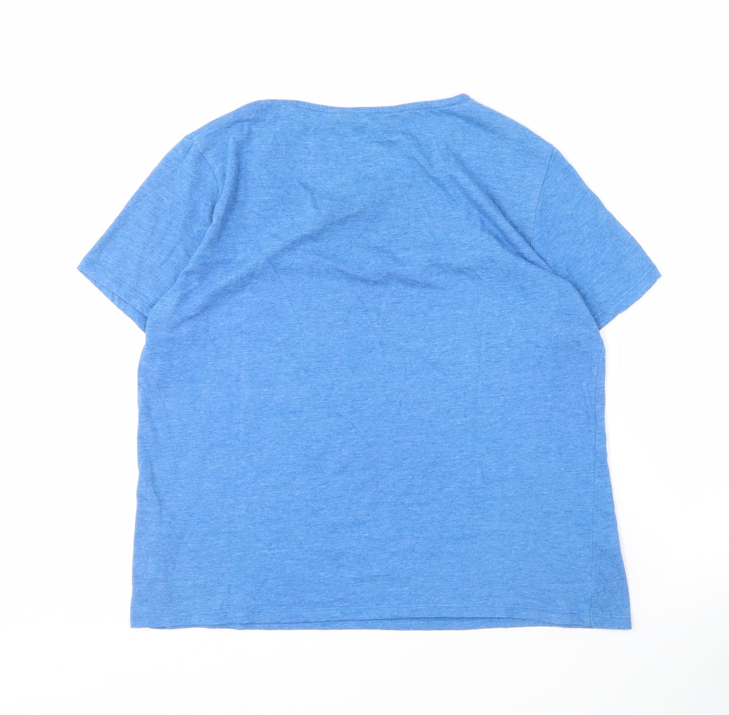 Isle Essentials Women's Blue T-Shirt, Size M, Casual