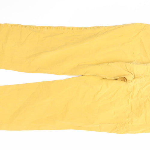 Marks and Spencer Women's Yellow Trousers Size 12