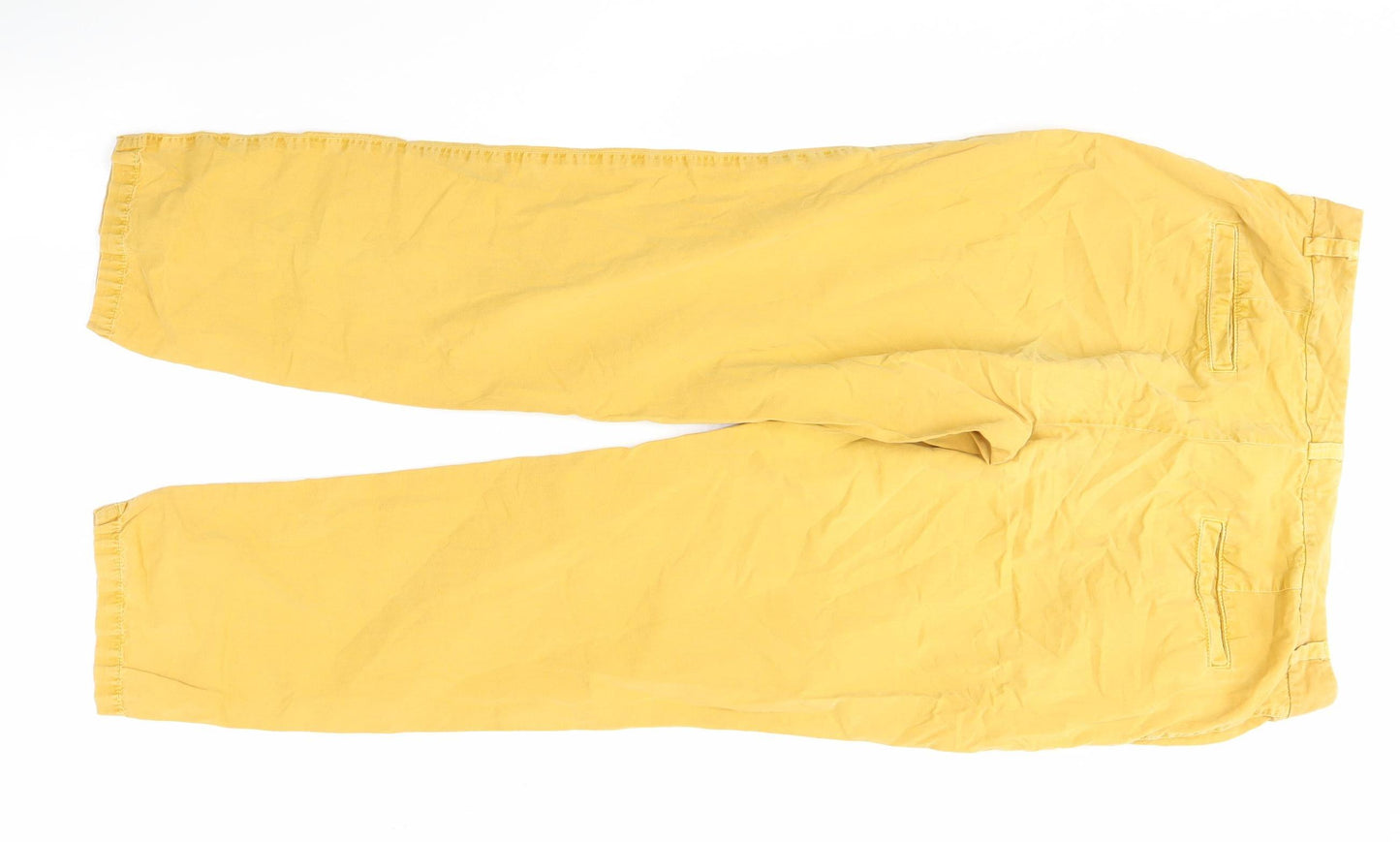 Marks and Spencer Women's Yellow Trousers Size 12