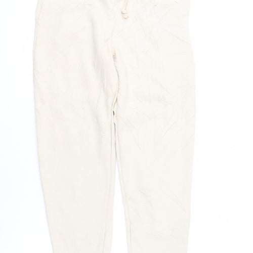 Zara Men’s Beige Jogger Trousers Size S Regular Fit