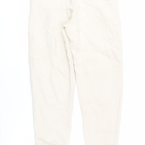 Zara Men’s Beige Jogger Trousers Size S Regular Fit