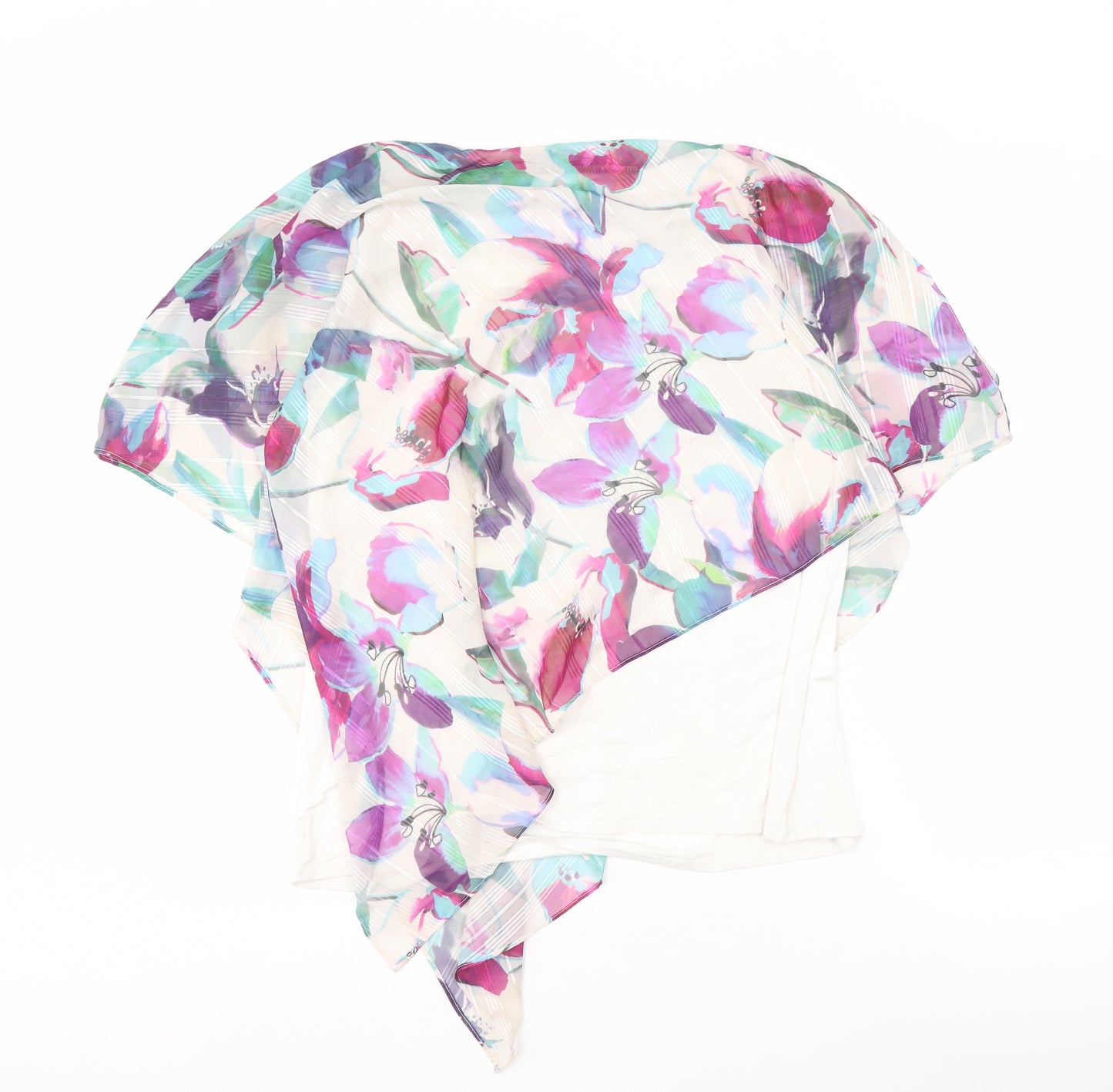 Roman Women's Floral Tunic Blouse, Size 16