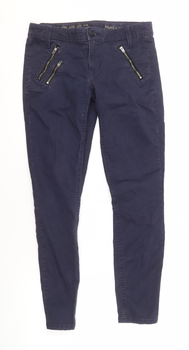 Gap Women's Blue Skinny Khakis Size 4