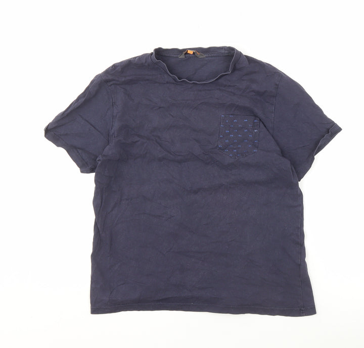 Ben Sherman Men's Blue crew Neck T-shirt,size Small.