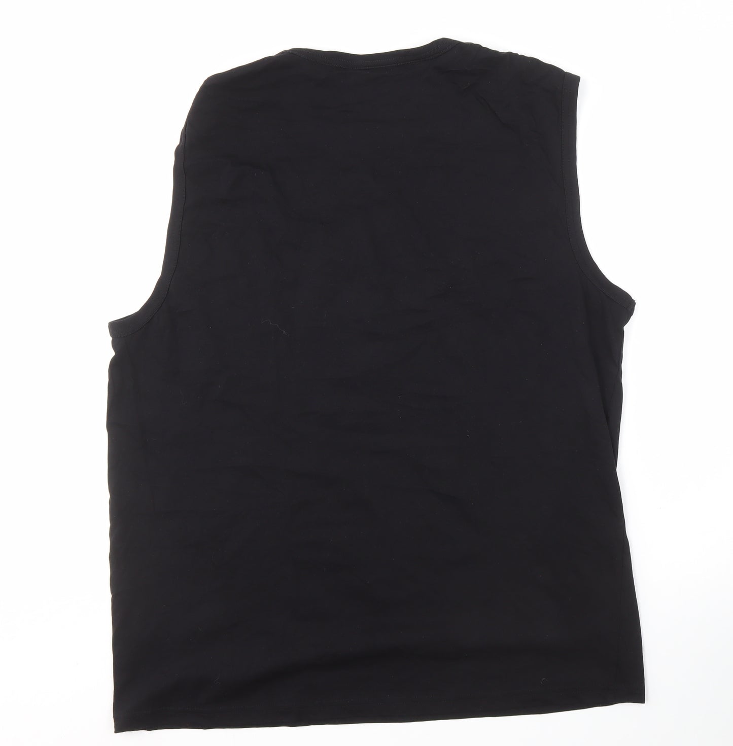 C&A Men's Black XL Sleeveless Casual Cotton Top