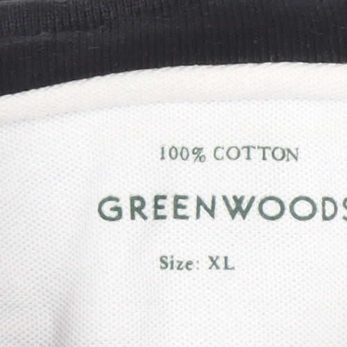Greenwoods Men's Black XL Polo Shirt - Casual & Stylish