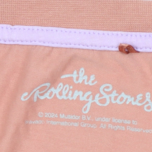 George Women's Pink Rolling Stones T-Shirt, Size 20