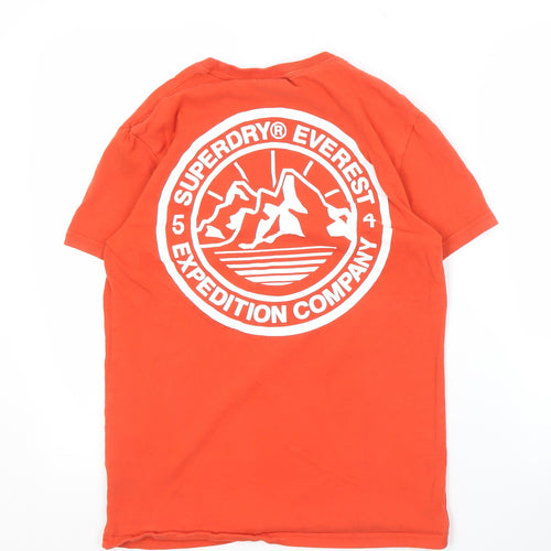Superdry Men's Orange Graphic T-Shirt, Size S