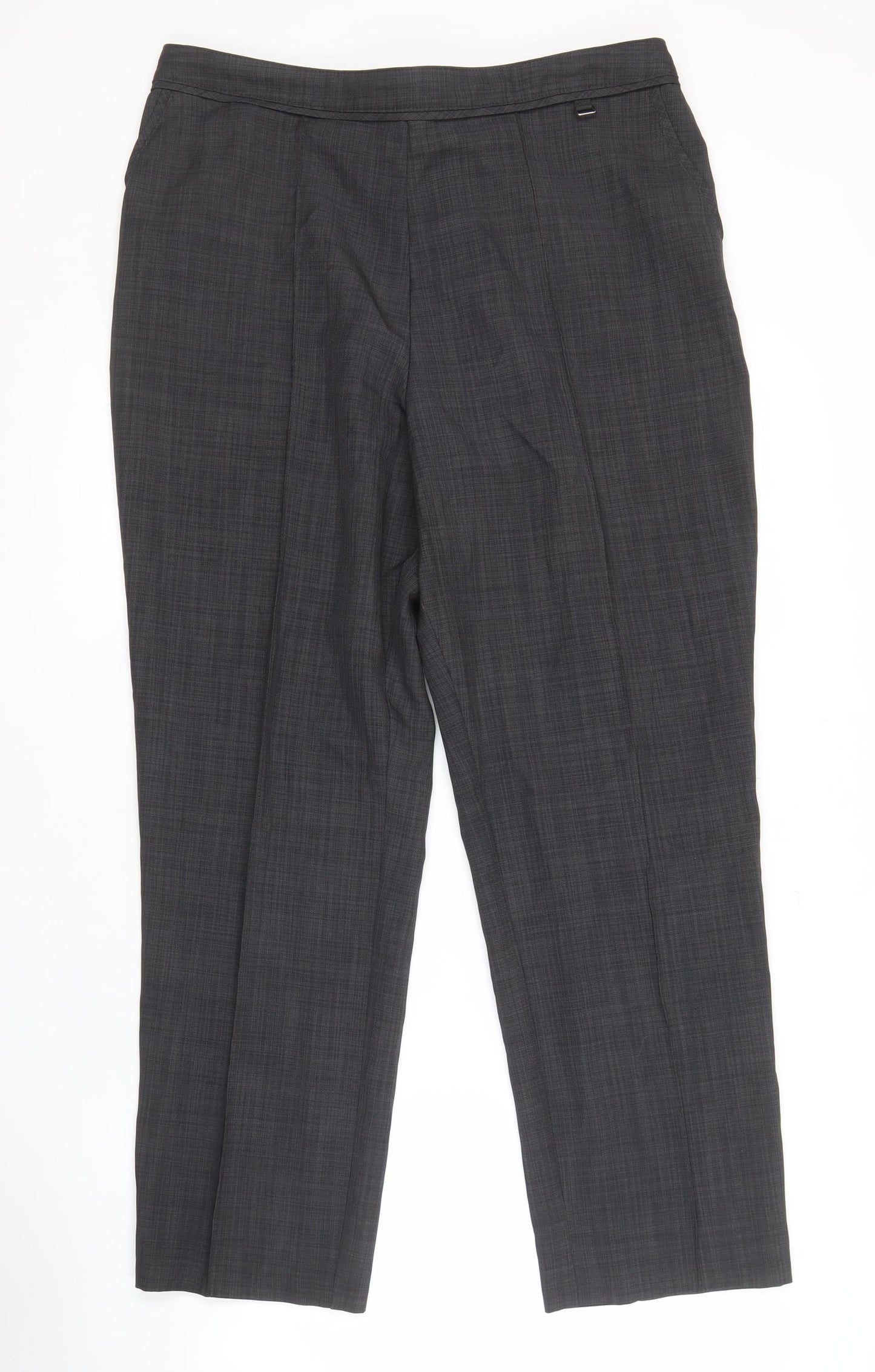 Marks and Spencer Women's Grey Trousers, Size 16, Casual