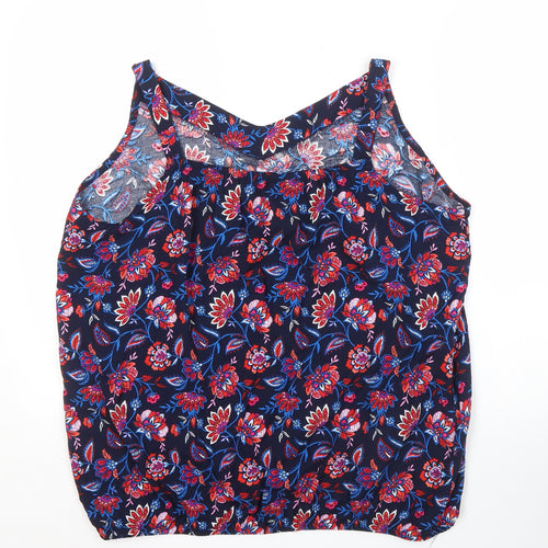 Bonmarché Women's Multicoloured Floral Tank Top, Size 20