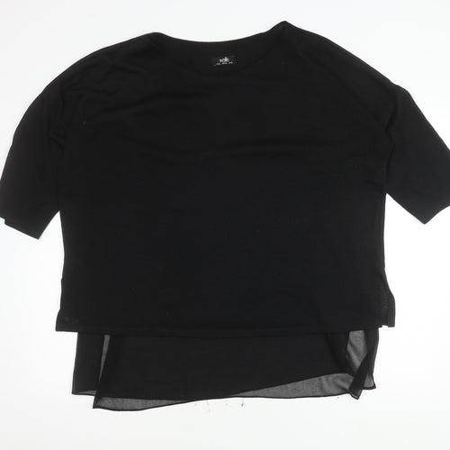 Wallis Women's Black Knit Top XL