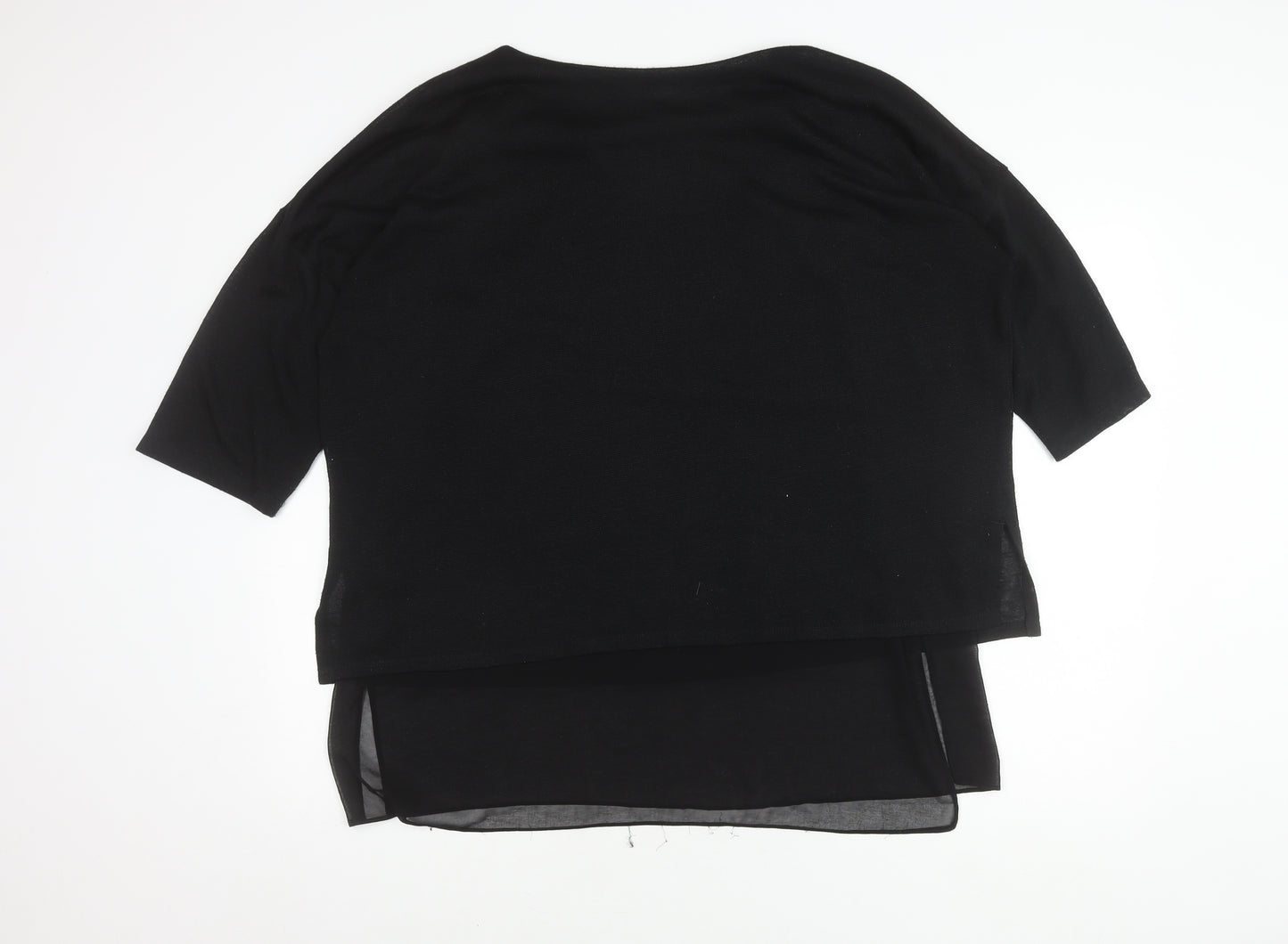 Wallis Women's Black Knit Top XL