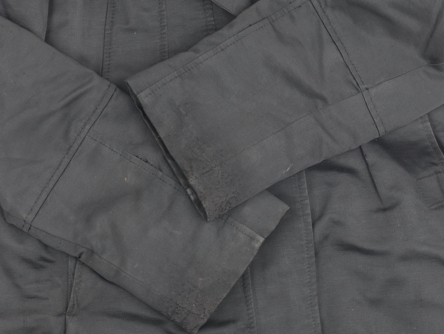 Zara Unisex Black Polyester Hooded Jacket S