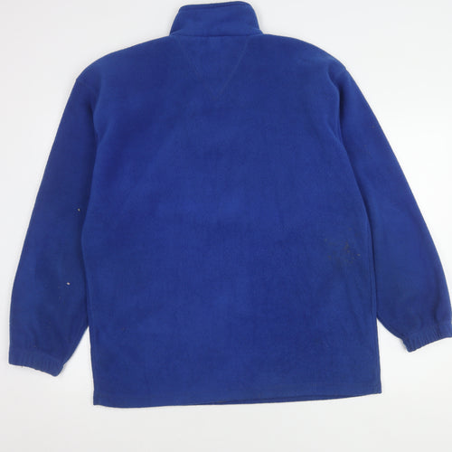 Johnny Brubaker Men's Blue Medium Fleece Pullover Sweater
