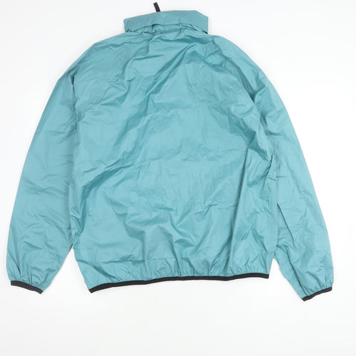 Cotton Traders Unisex Blue Windbreaker Jacket L