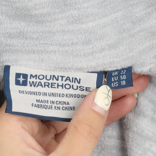 Mountain Warehouse Grey 1/2 Zip Unisex Sweatshirt