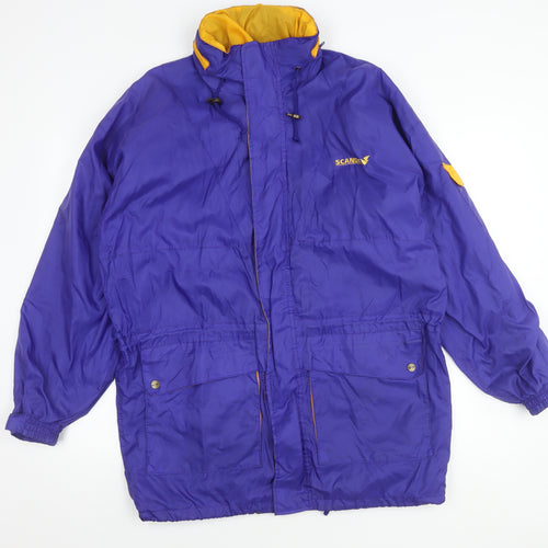 Scanda Unisex Purple Windbreaker Jacket M