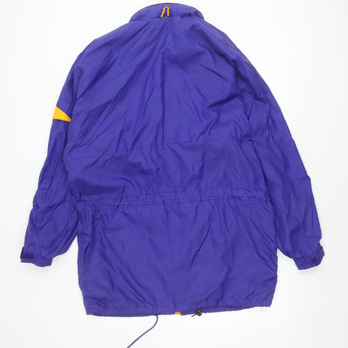 Scanda Unisex Purple Windbreaker Jacket M