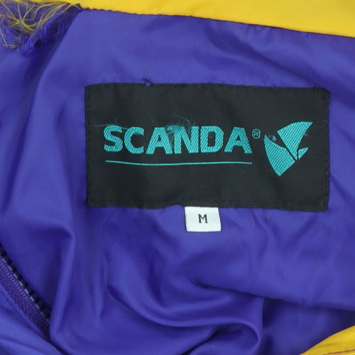Scanda Unisex Purple Windbreaker Jacket M