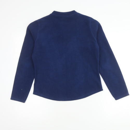 Next Women's Blue Fleece Pullover Sweater Size 12