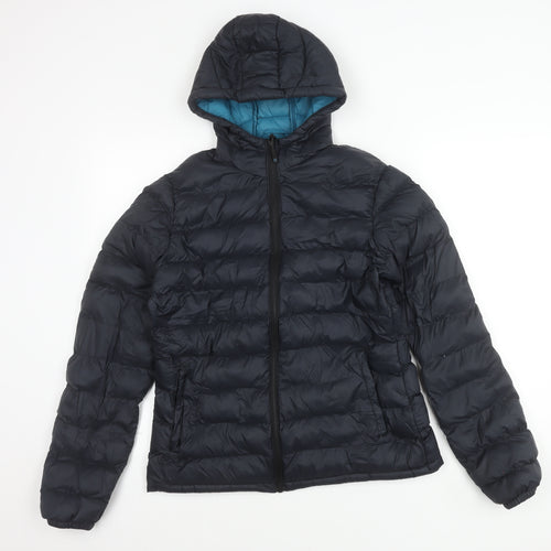 Mountain Warehouse Unisex Blue Puffer Jacket Size 12