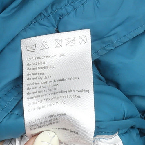 Mountain Warehouse Unisex Blue Puffer Jacket Size 12