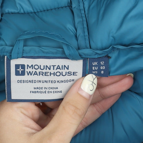 Mountain Warehouse Unisex Blue Puffer Jacket Size 12