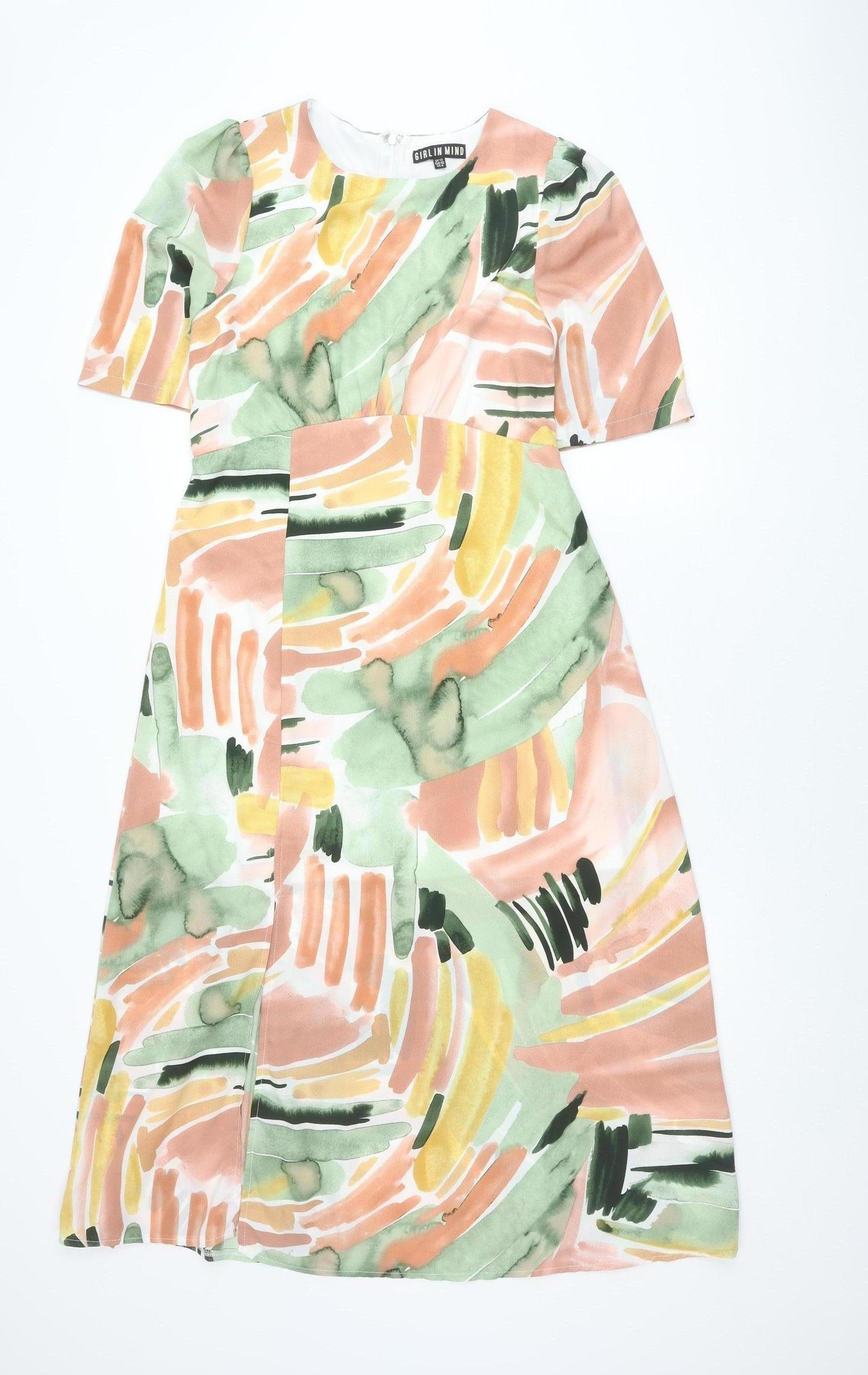 Girl In Mind Multicoloured Dress - Size 12 Women