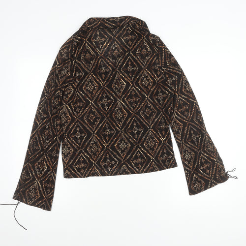 New Look Women's Multicoloured Geometric Blouse Size 16