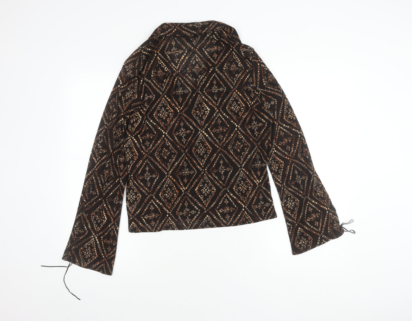 New Look Women's Multicoloured Geometric Blouse Size 16