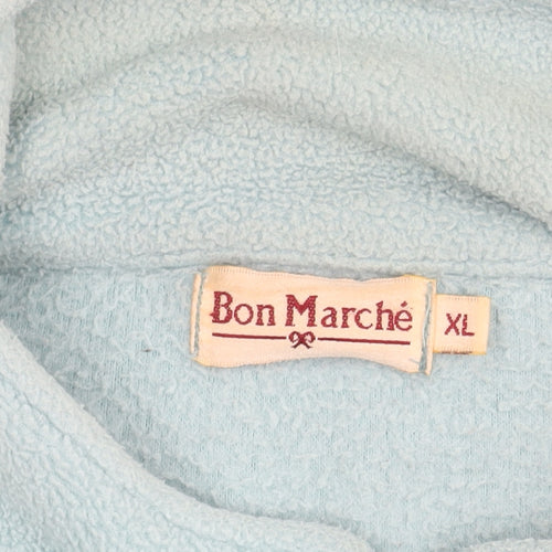 Bon Marché Women’s Blue Fleece Jacket XL Casual