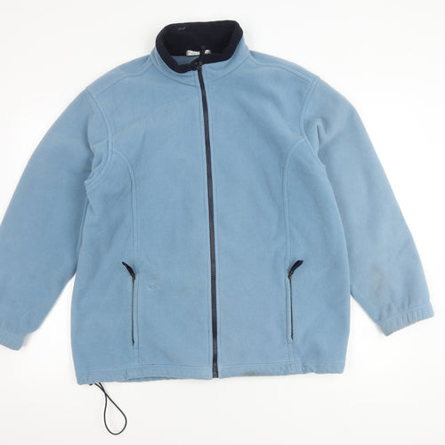 Marks and Spencer Blue Men's Fleece Jacket, Size 42