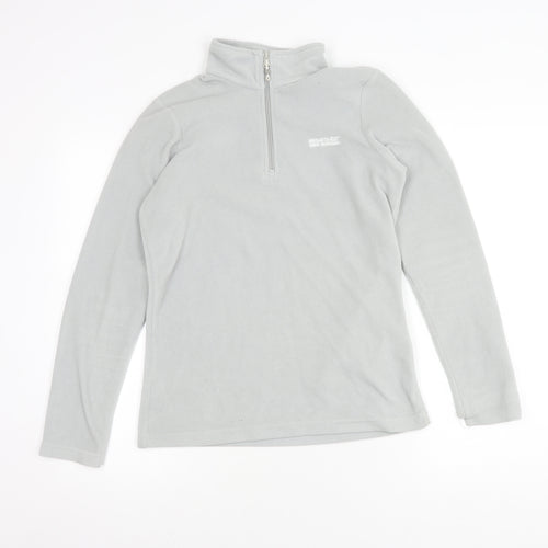 Regatta Women's Grey Fleece Sweatshirt Size 8