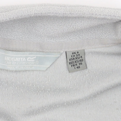Regatta Women's Grey Fleece Sweatshirt Size 8