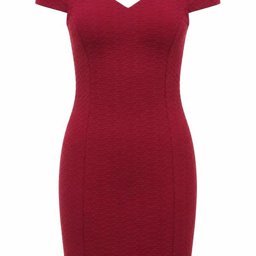Miss Selfridge Women's Red Bodycon Dress Size 6 Petites