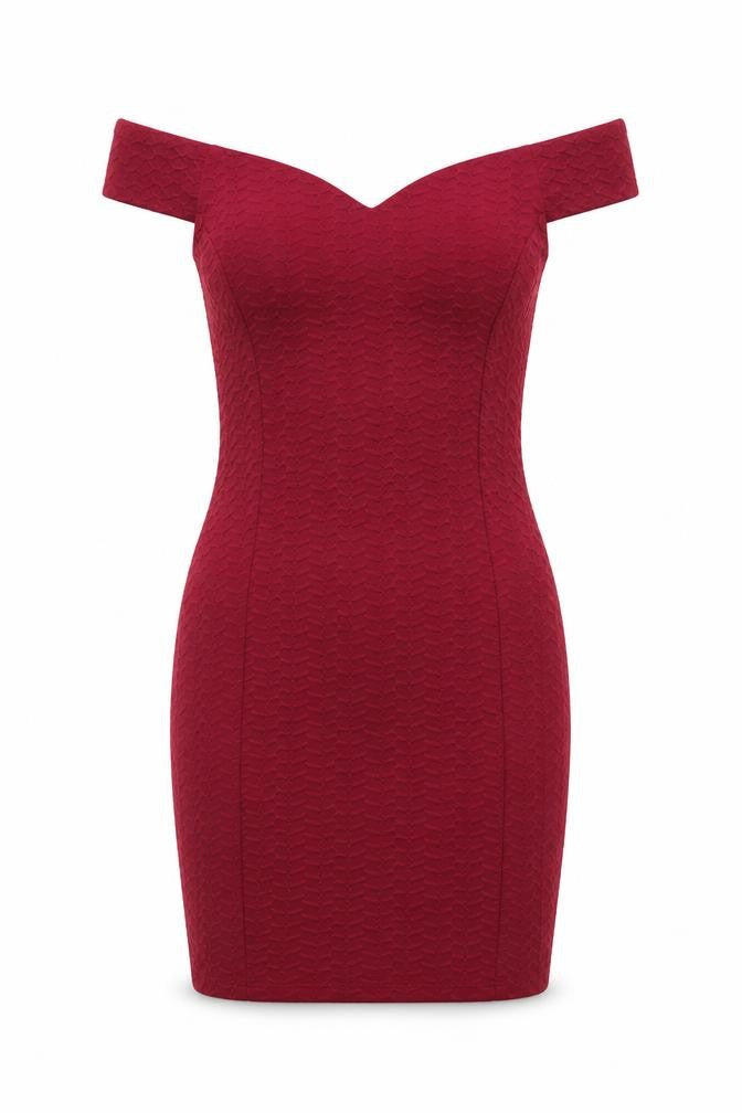 Miss Selfridge Women's Red Bodycon Dress Size 6 Petites