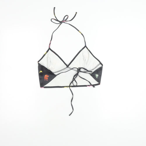 Motel Women's Black Butterfly Camisole L Halter Top