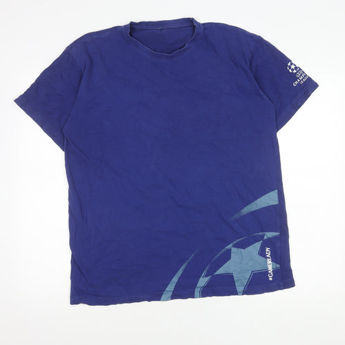 Men's XL Blue UEFA Champions League T-Shirt
