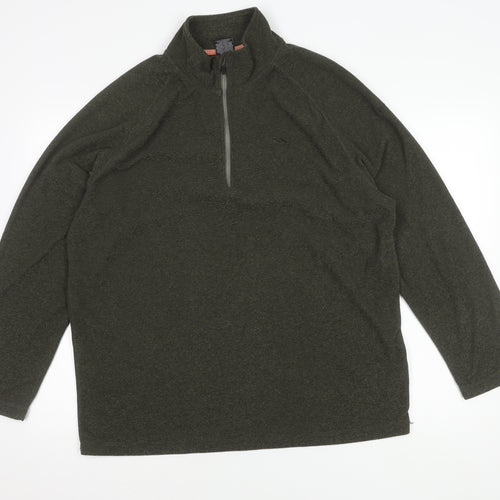 Trespass Men's Green 2XL Fleece Jacket Casual