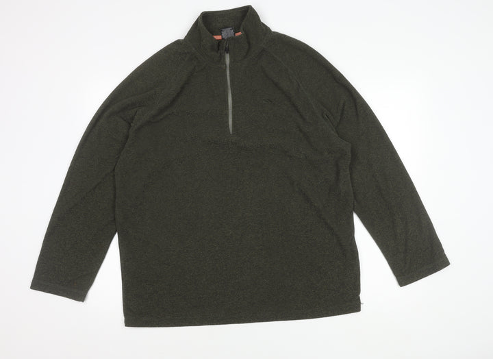 Trespass Men's Green 2XL Fleece Jacket Casual