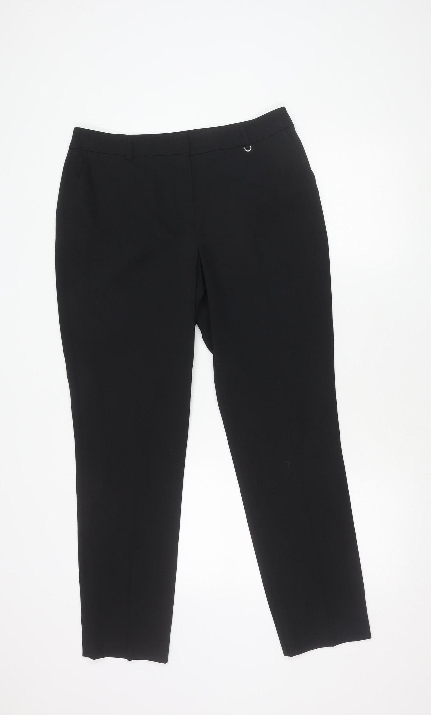 Dorothy Perkins Black Women's Straight Trousers Size 12