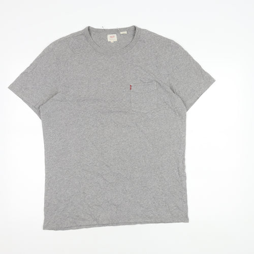 Levi's Mens Grey M Cotton Blend T-Shirt