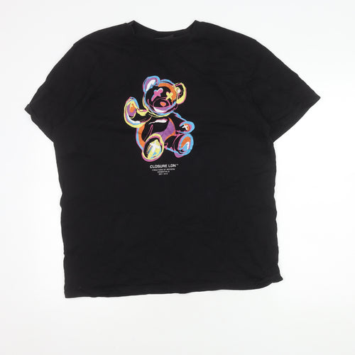 Closure LDN Men's Black XL Graphic Funny T-Shirt