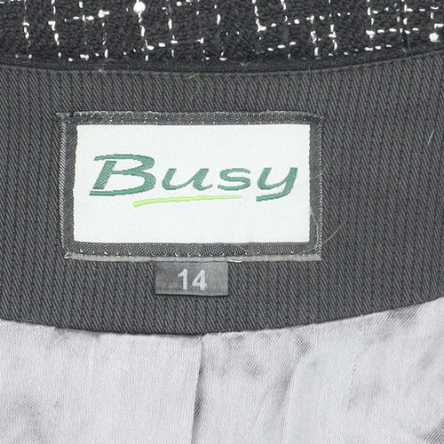 Busy Women's Black Suit Jacket Size 14 - Business Attire