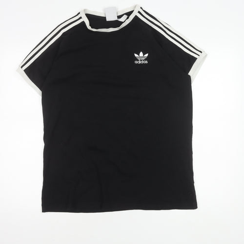 Adidas Men's Black L Sports T-Shirt, Short Sleeve