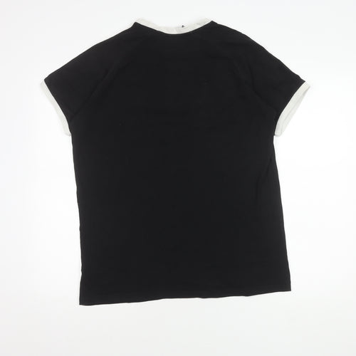 Adidas Men's Black L Sports T-Shirt, Short Sleeve