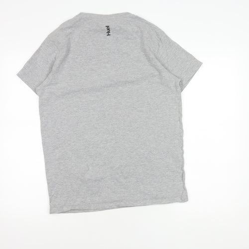 Huel Grey Men's Medium Crew Neck T-Shirt