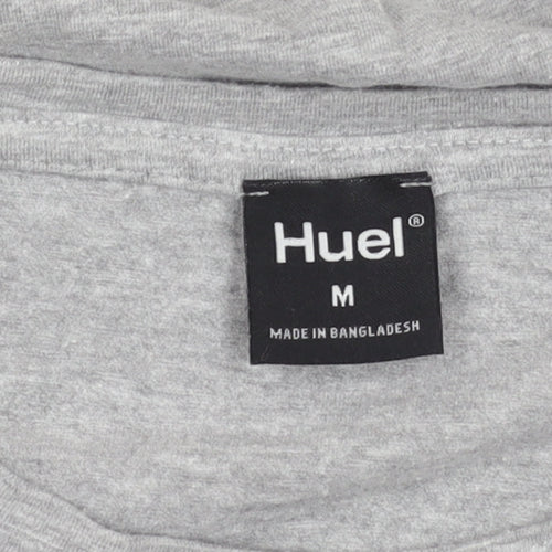 Huel Grey Men's Medium Crew Neck T-Shirt